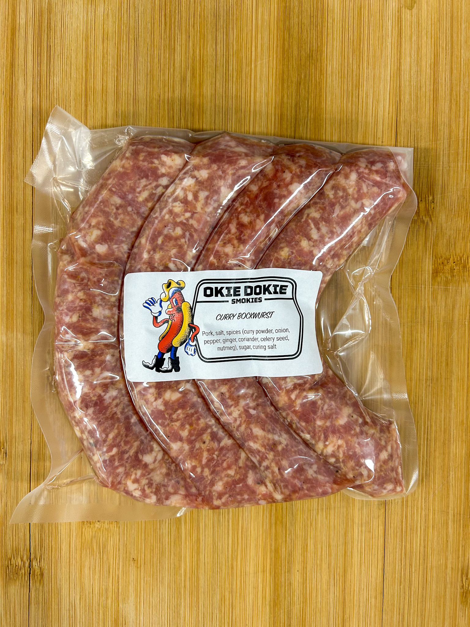 Curry Bockwurst- Okie Dokie Smokies - Image 3