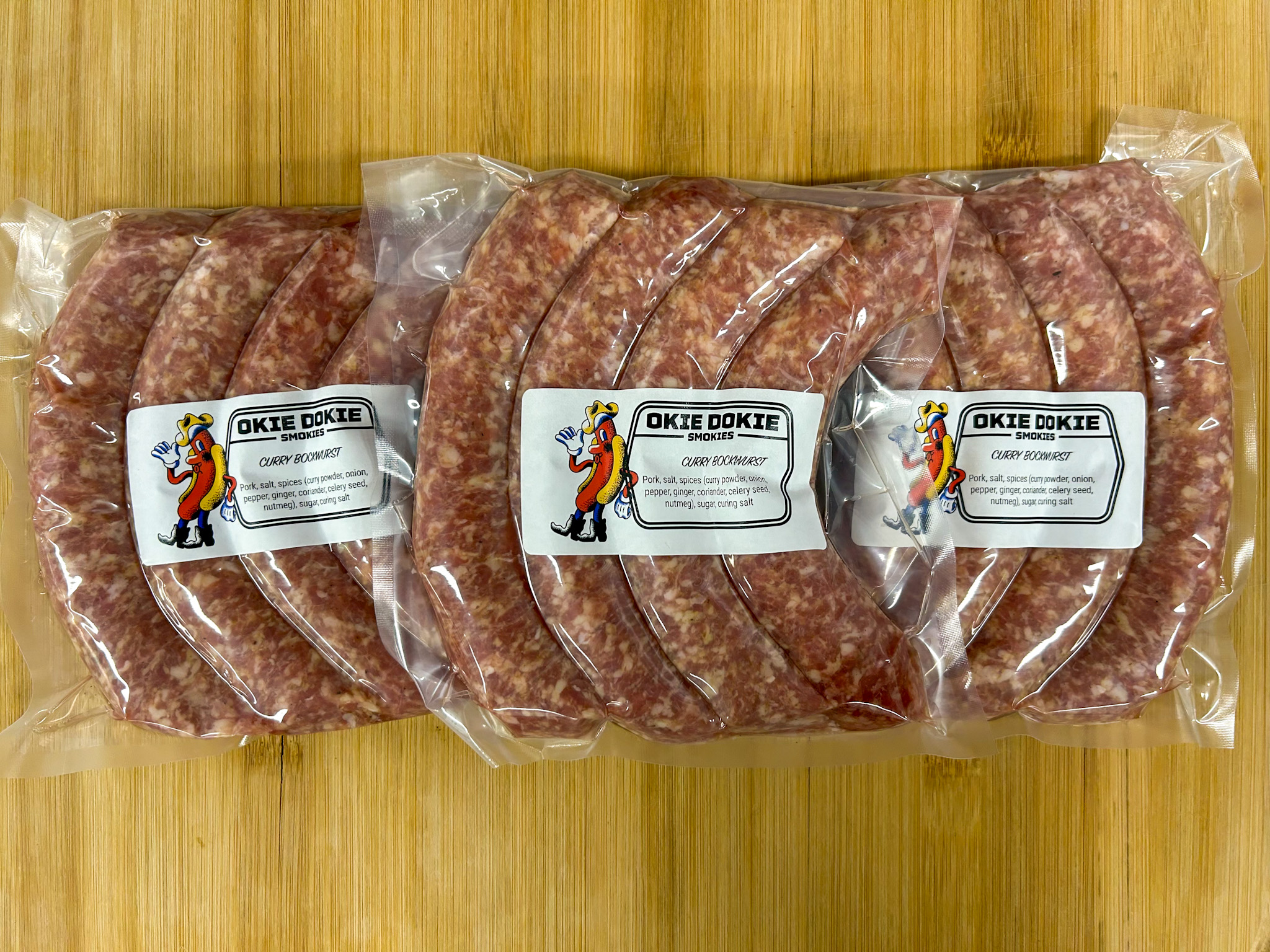 Curry Bockwurst- Okie Dokie Smokies - Image 4