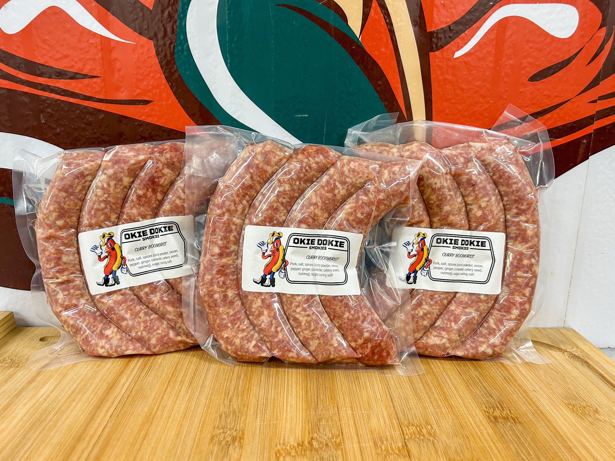 Curry Bockwurst- Okie Dokie Smokies - Image 2
