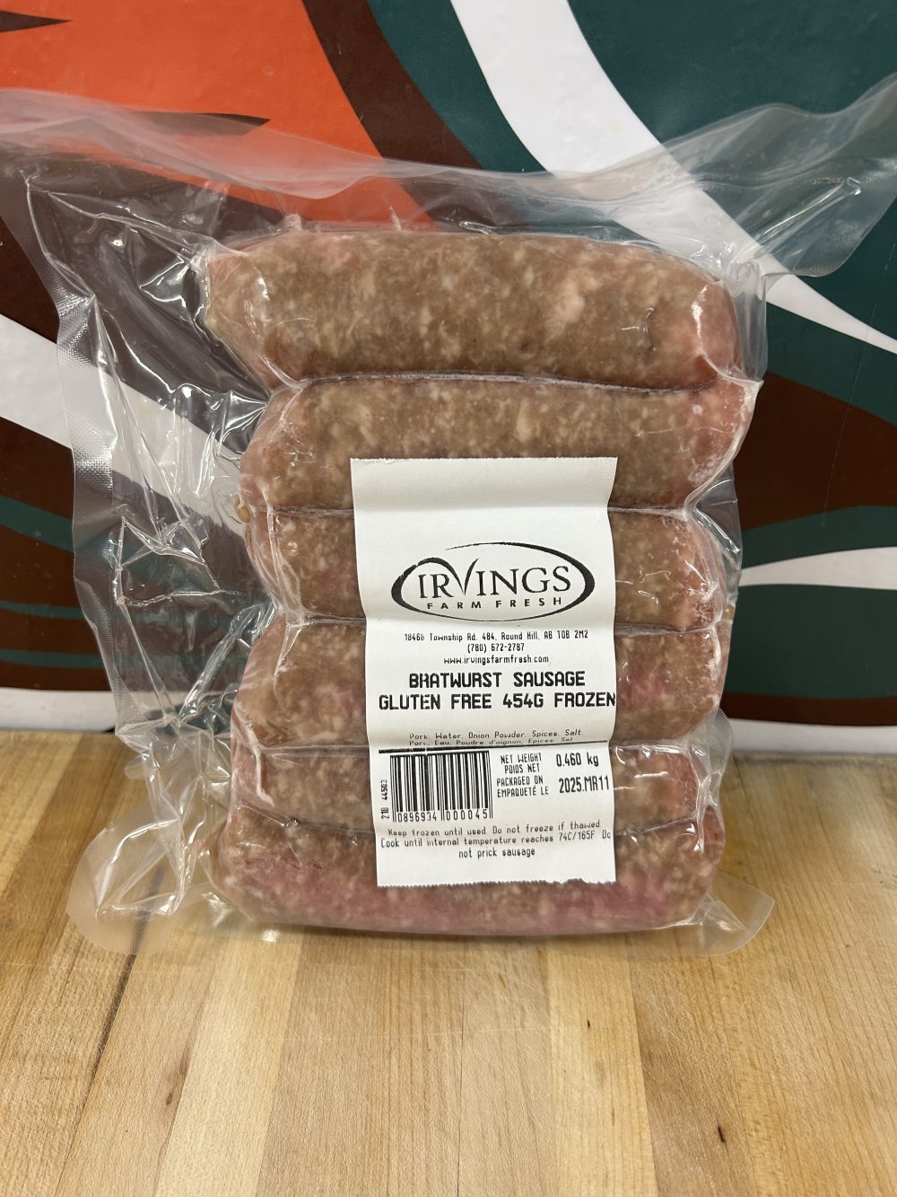 Bratwrust Sausage - Irvings Farm Fresh