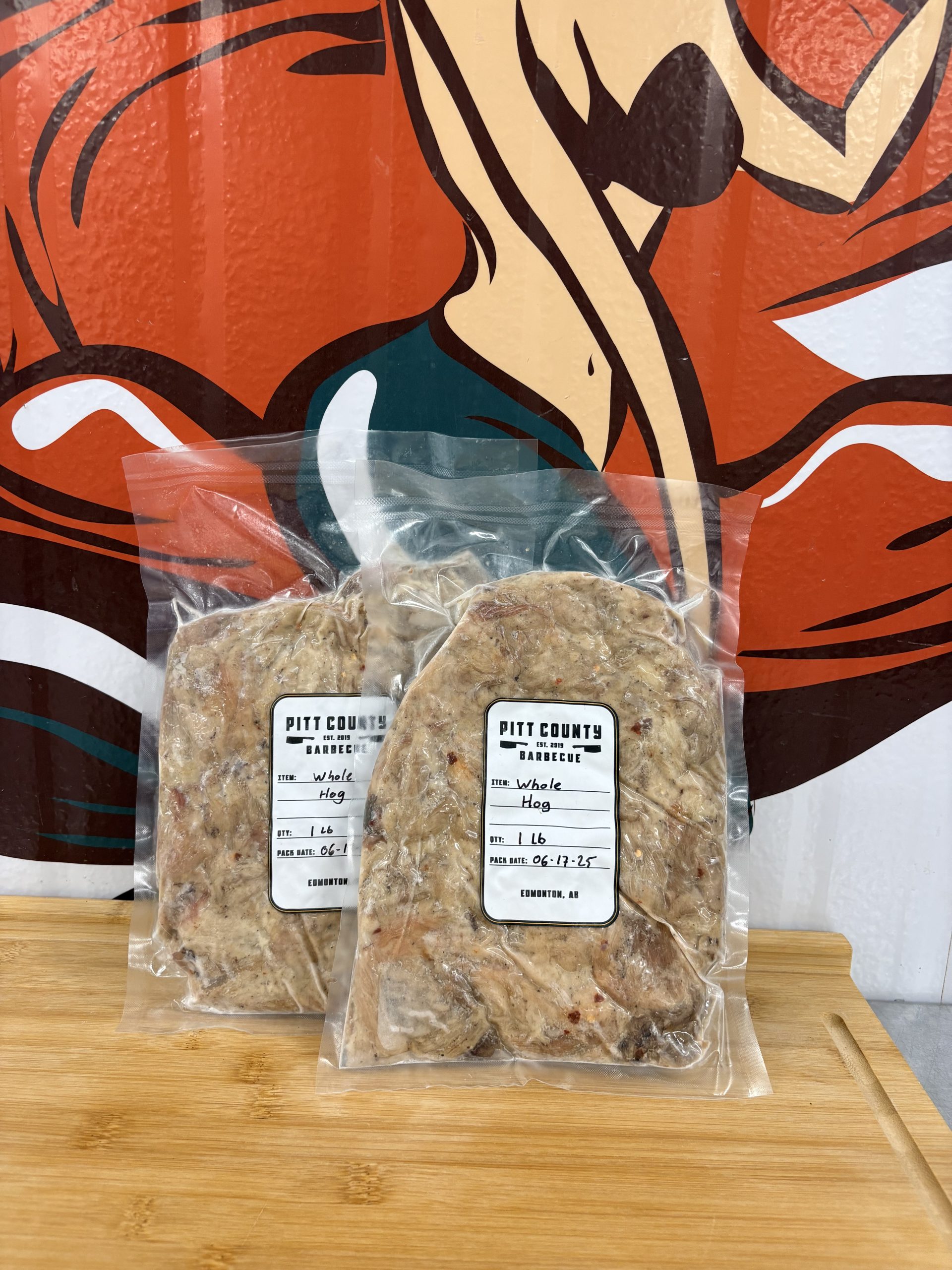 1lb FROZEN Pulled Pork Pack - Pitt County BBQ