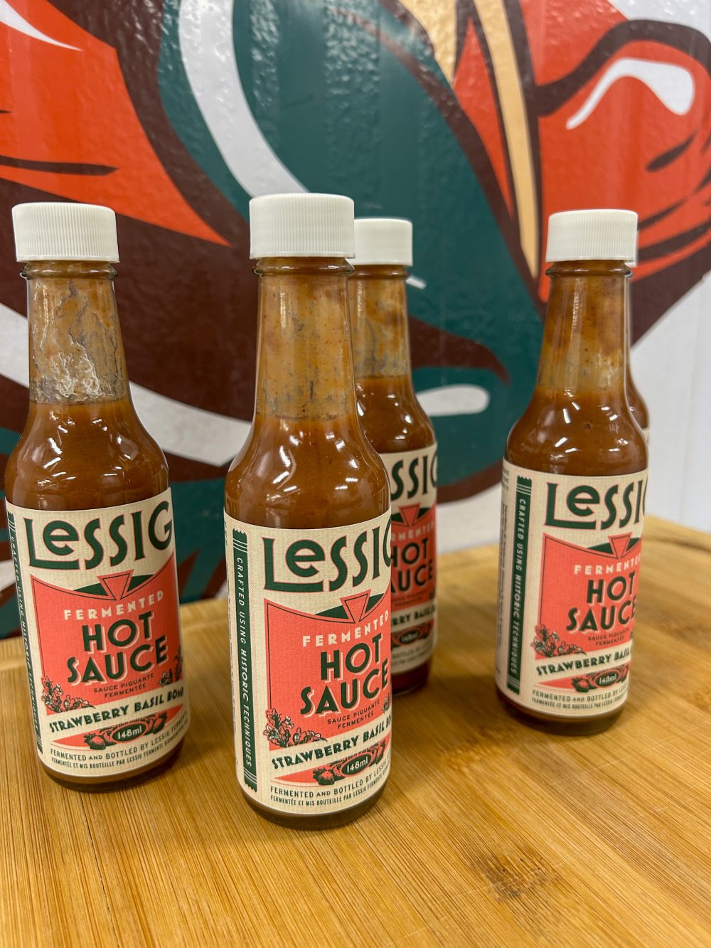 Strawberry Basil Bomb Hot Sauce - Lessig Ferments - Image 2